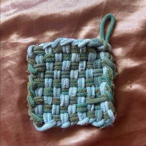 Handwoven Square Pot Holder